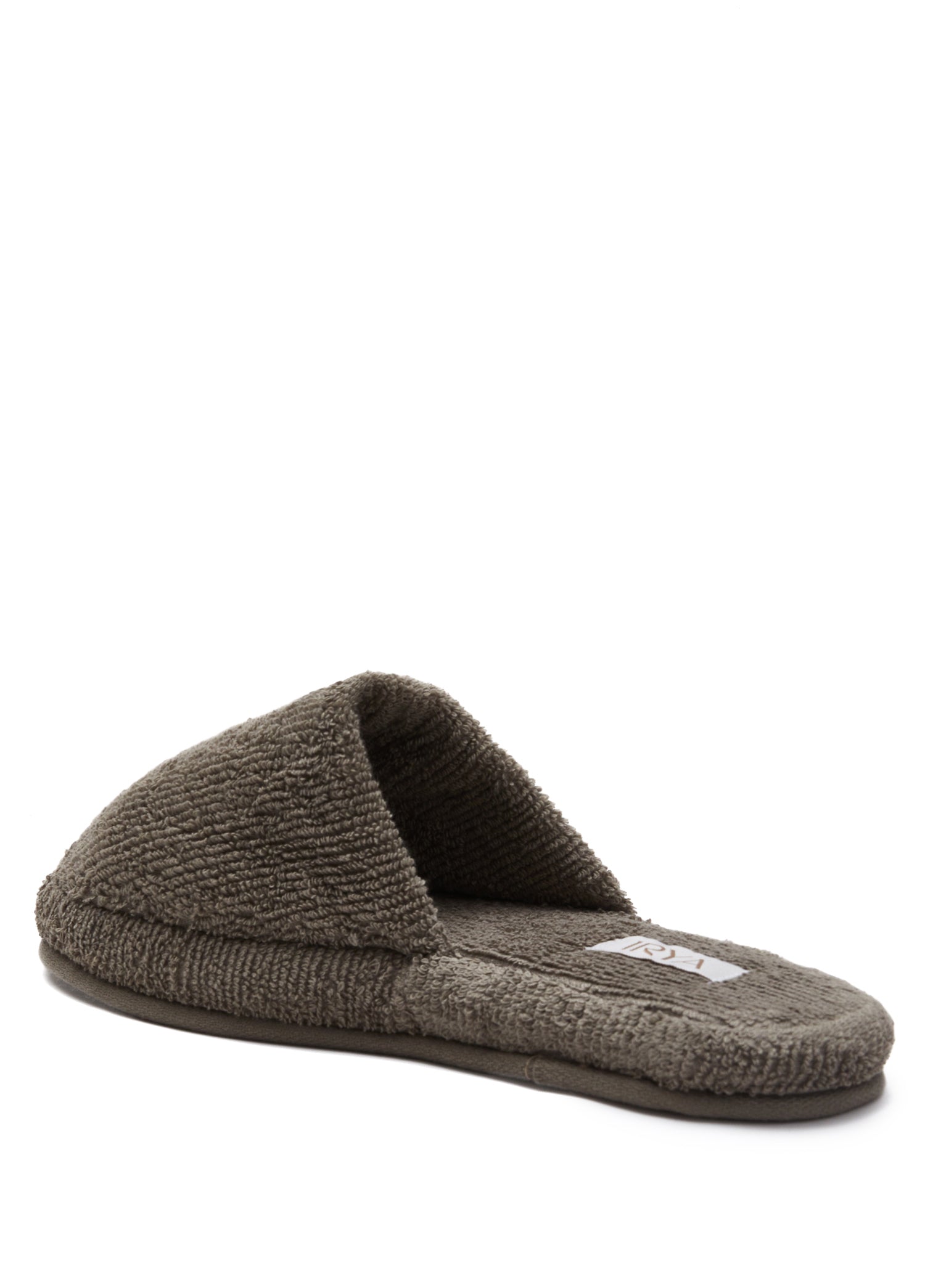 İRYA-Solena Unisex Kalın Tabanlı Havlu Terlik Gri-Sandalet & Terlik-8-Milagron.com