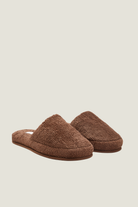 İRYA-Solena Unisex Kalın Tabanlı Havlu Terlik Kahve-Sandalet & Terlik-2-Milagron.com