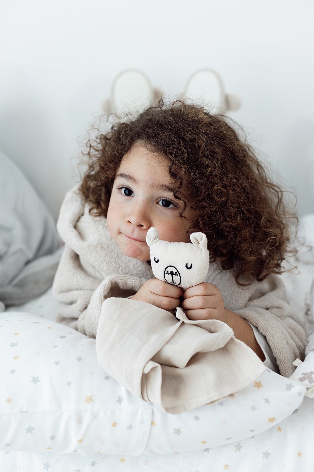 İRYA-Tiny Bear Organik Pamuk 2 Katlı Müslin Uyku Arkadaşı-Uyku Arkadaşı-1-Milagron.com