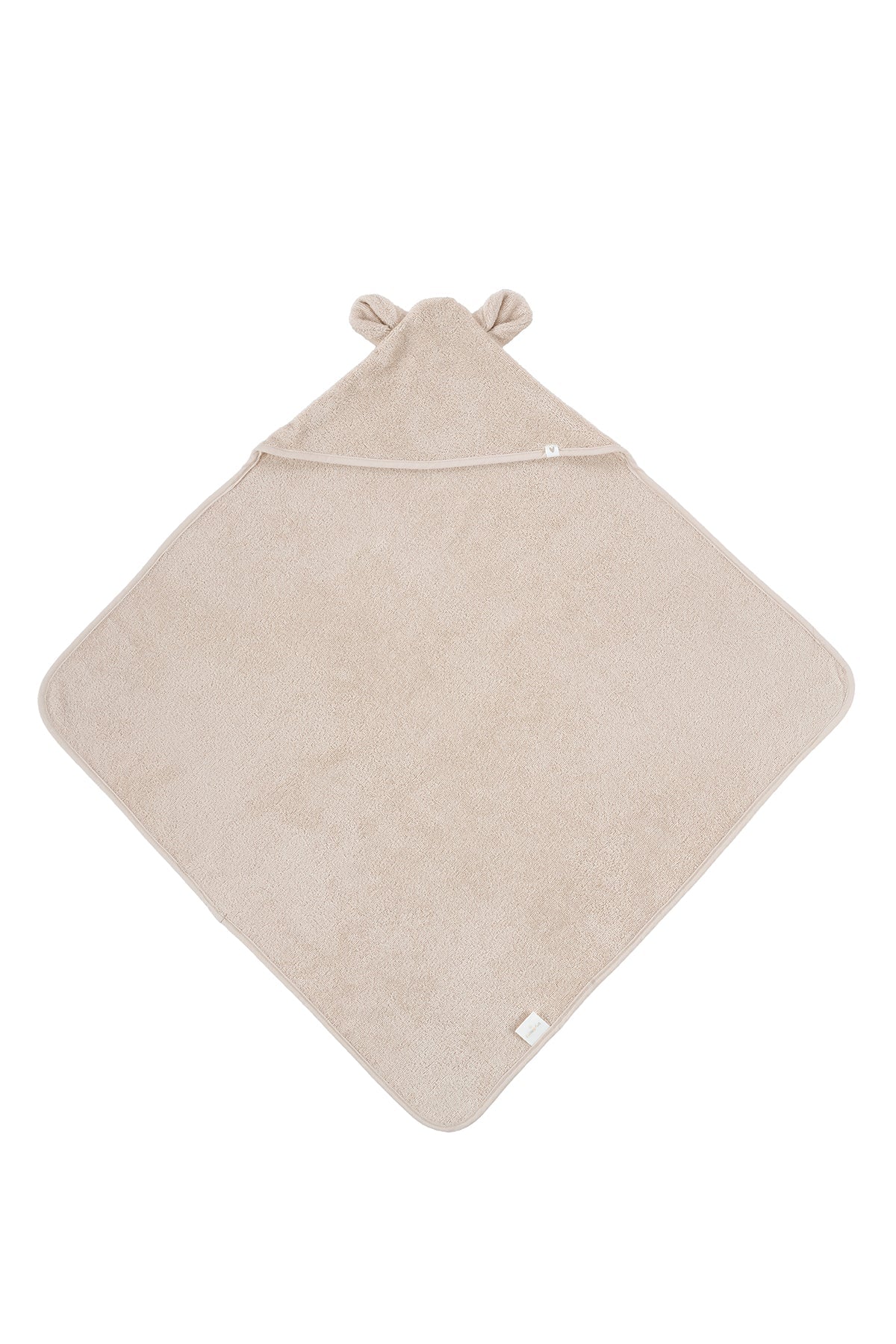 İRYA-Tiny Bear Organik Pamuk Bebek Kundak Bej 75X75-Kundak-3-Milagron.com
