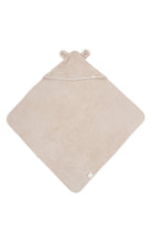 İRYA-Tiny Bear Organik Pamuk Bebek Kundak Bej 75X75-Kundak-3-Milagron.com