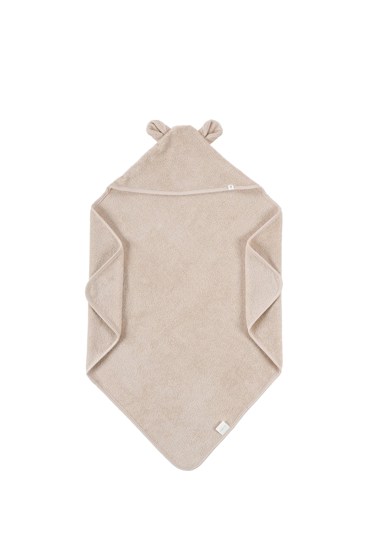 İRYA-Tiny Bear Organik Pamuk Bebek Kundak Bej 75X75-Kundak-6-Milagron.com