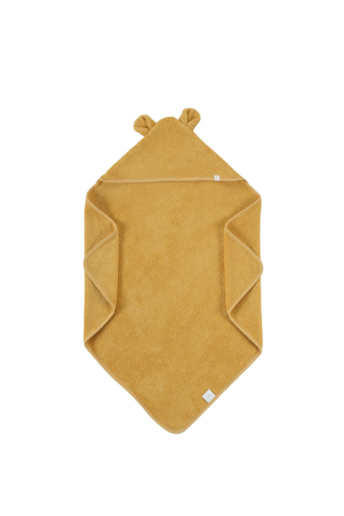 İRYA-Tiny Bear Organik Pamuk Bebek Kundak Hardal 75X75-Kundak-6-Milagron.com