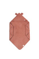 İRYA-Tiny Bear Organik Pamuk Bebek Kundak Kiremit 75X75-Kundak-3-Milagron.com