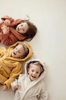 İRYA-Tiny Bear Organik Pamuk Çocuk Bornoz Kiremit-Bornoz-5-Milagron.com