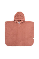 İRYA-Tiny Bear Organik Pamuk Çocuk Panço Kiremit-Panço-2-Milagron.com