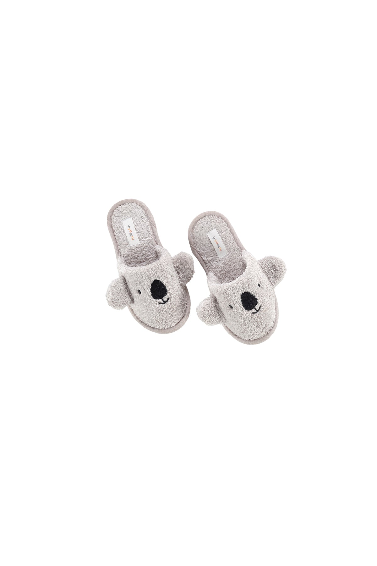 İRYA-Tiny Koala Organik Pamuk Çocuk Terliği-Sandalet & Terlik-3-Milagron.com