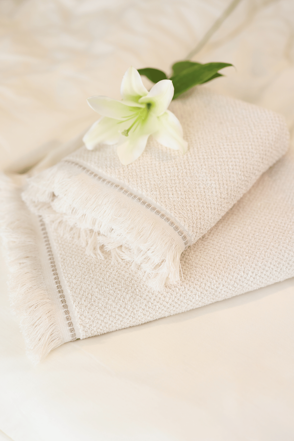 İRYA-Travertine %100 Pamuk Banyo Havlusu 70X140 Açık Bej-Havlu & Havlu Setleri-9-Milagron.com