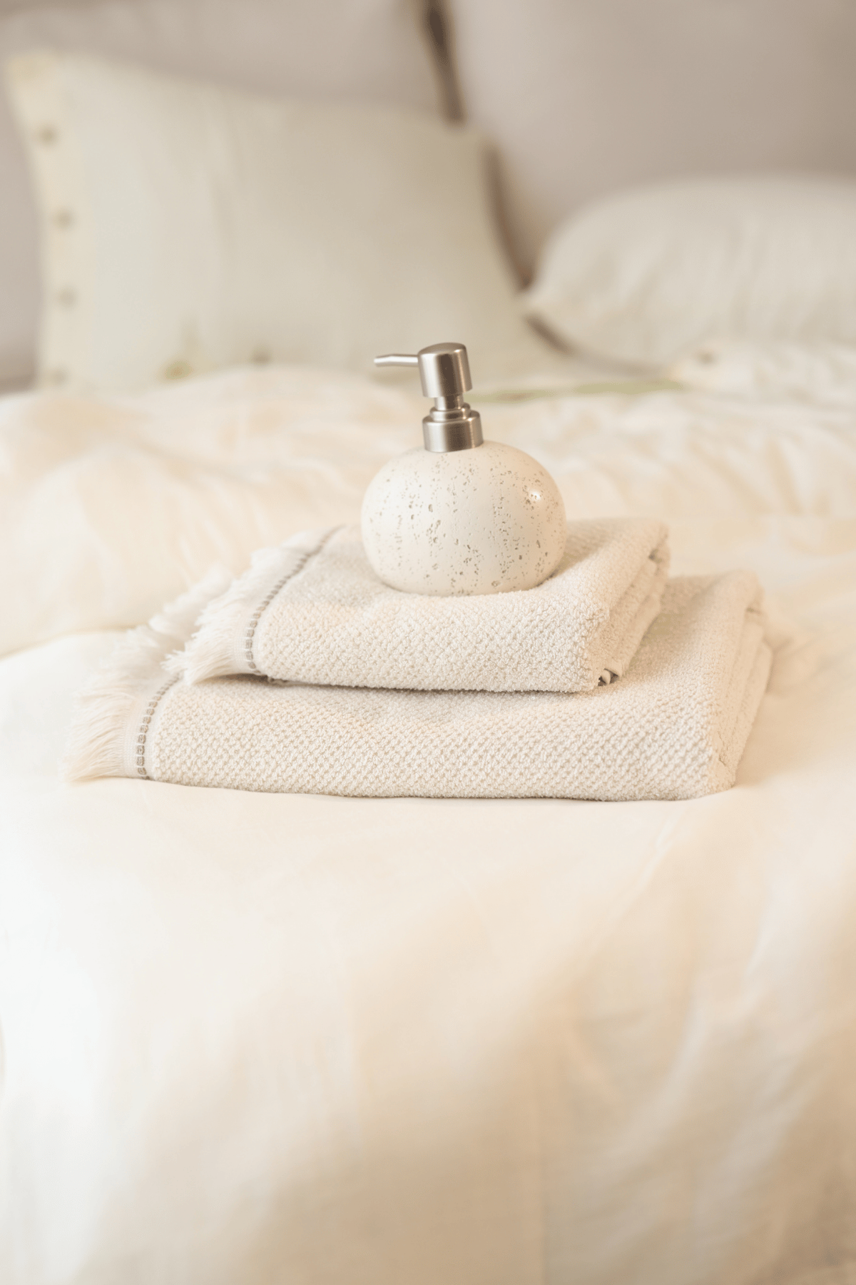 Irya-Travertine %100 Pamuk Banyo Havlusu 70x140 Açık Bej-Havlu-5-Milagron.com