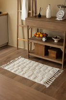 İRYA-Wall Tekli Banyo Paspası %100 Pamuk 60X100 Cm Ekru-Paspas-1-Milagron.com