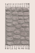 İRYA-Wall Tekli Banyo Paspası %100 Pamuk 60X100 Cm Gri-Paspas-3-Milagron.com