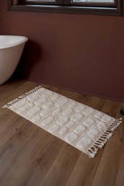 İRYA-Wall Tekli Banyo Paspası %100 Pamuk 70X150 Cm Ekru-Paspas-1-Milagron.com