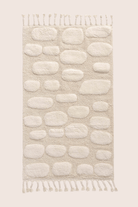 İRYA-Wall Tekli Banyo Paspası %100 Pamuk 70X150 Cm Ekru-Paspas-5-Milagron.com