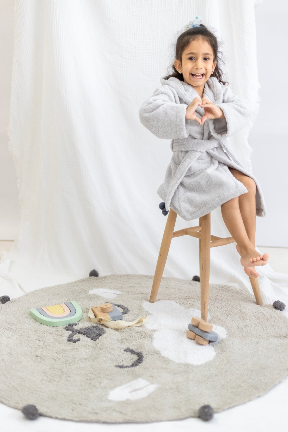 Irya-Wooly çocuk Bornoz-Çocuk Bornozu-3-Milagron.com