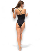 Iamlovein-Black Cross Bodysuit-Bodysuit-2-Milagron.com