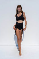 Iamlovein-Black' Dune Shorts-Şort-2-Milagron.com