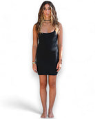 Iamlovein-Black Mini Dress-Elbise-1-Milagron.com