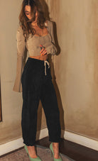 Iamlovein-Black' Sweatpants-Eşofman-2-Milagron.com