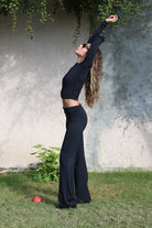 Iamlovein-Black Tulip Pant-Pantolon-2-Milagron.com