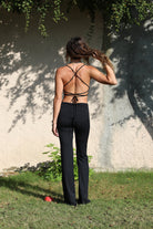 Iamlovein-Black Tulip Pant-Pantolon-4-Milagron.com