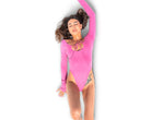 Iamlovein-Bubble Gum' Call Me Long Sleeve Bodysuit-Bodysuit-4-Milagron.com