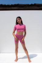 Bubble Gum' Crop Top