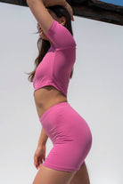Bubble Gum' Crop Top