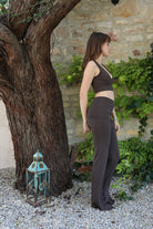 Iamlovein-Coffee Bean' Lina Crop Top-Crop Top-3-Milagron.com