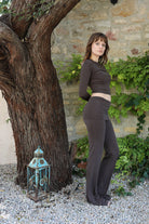 Iamlovein-Coffee Bean' Tulip Pant-Pantolon-2-Milagron.com