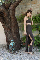 Iamlovein-Coffee Bean' Vijaya Shalwar-Pantolon-3-Milagron.com