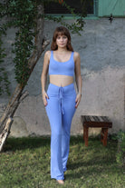 Iamlovein-Flower Blue' Belle Pant-Pantolon-1-Milagron.com