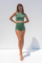 Iamlovein-Fresh Mint Spider Bra-Top-2-Milagron.com