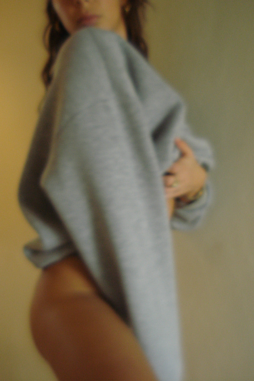 Iamlovein-Gray Marl Sweatshirt-Sweatshirts & Hoodies-3-Milagron.com