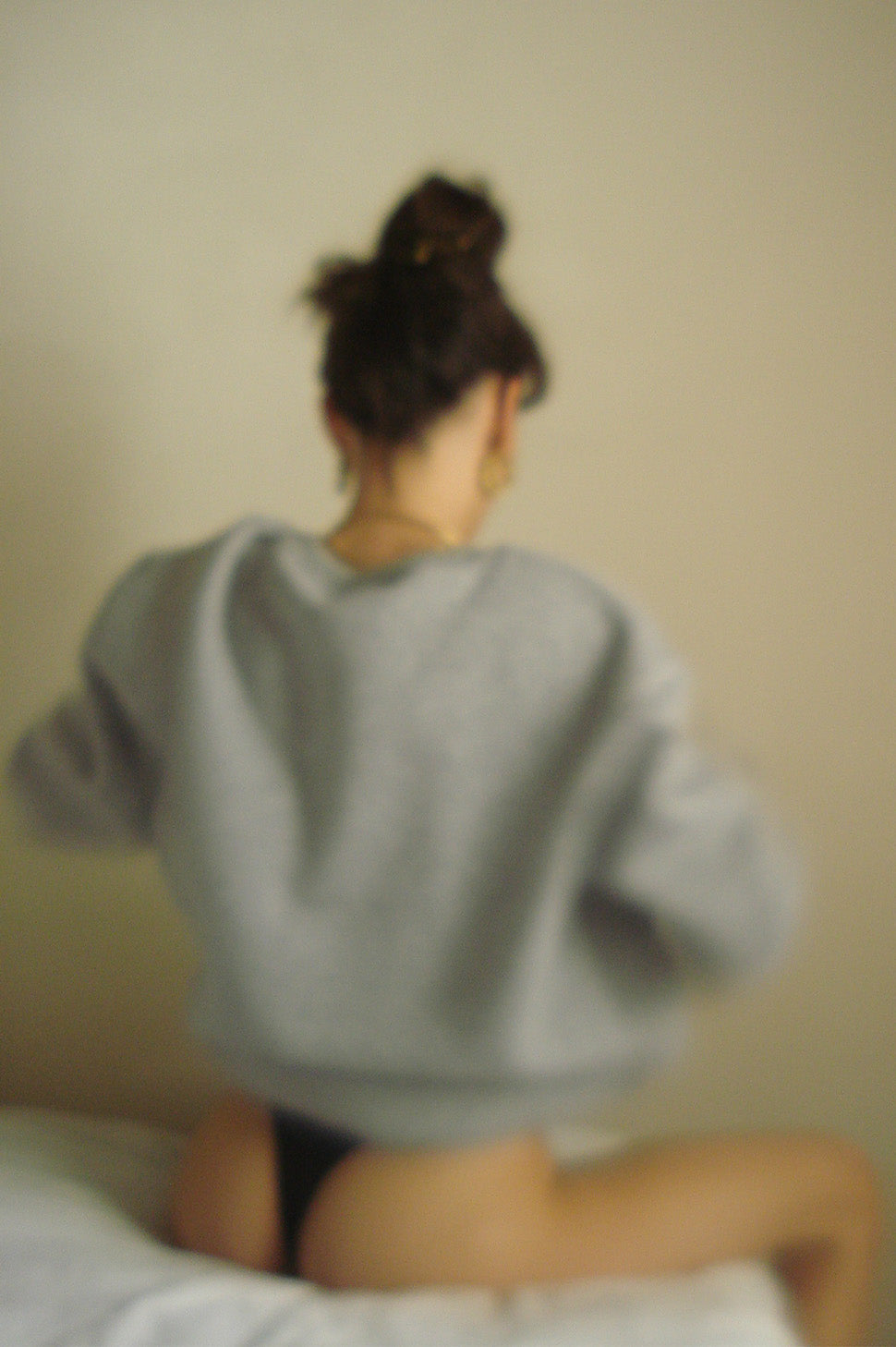 Iamlovein-Gray Marl Sweatshirt-Sweatshirts & Hoodies-6-Milagron.com