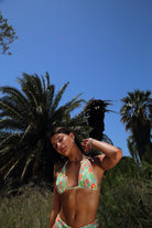 Iamlovein-Hawaii Green' Trio Bikini Top-Bikini Üstü-4-Milagron.com