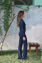 Iamlovein-Indigo' Ava Long Sleeve Top-Top-5-Milagron.com