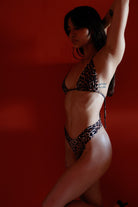 Leopard' Tanga Bikini Altı