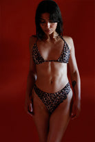 Leopard Trio Bikini Top