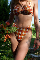 Iamlovein-Red Sky' Thong Bikini Bottom-Bikini Altı-1-Milagron.com