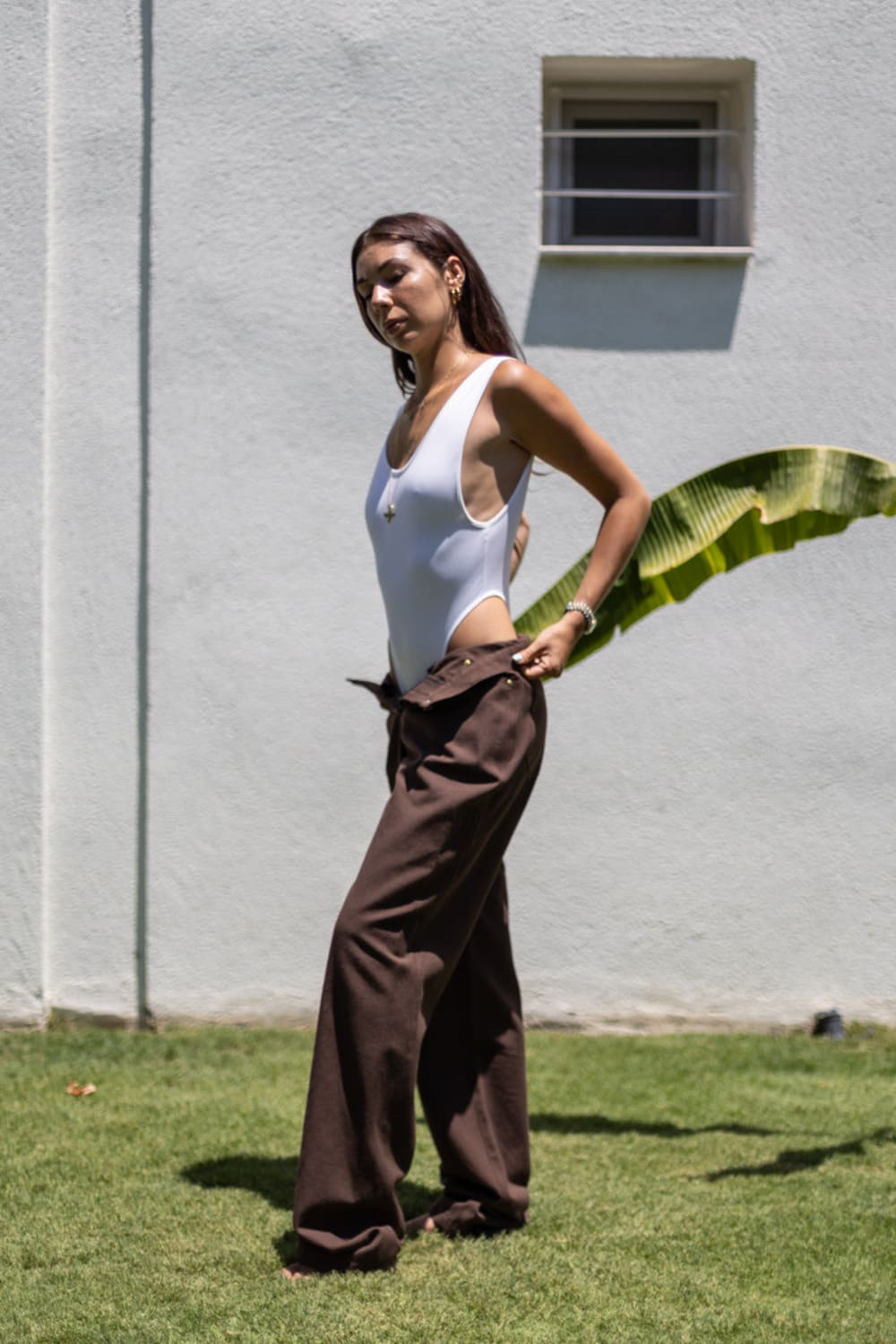 Iamlovein-White Sava Bodysuit-Bodysuit-6-Milagron.com