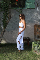 Iamlovein-White' Vijaya Shalwar-Pantolon-2-Milagron.com