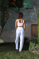 Iamlovein-White' Vijaya Shalwar-Pantolon-3-Milagron.com