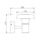 Arena Apli̇k Antrasi̇t Gri̇ Ø17,1X23Xh17,9 Cm Led 12W 3000K 90°