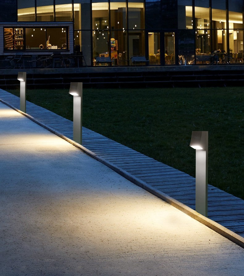 Slide Bolard Antrasi̇t Gri̇ Ø10X12X75 Cm Led 9W Ip65 3000K 80º