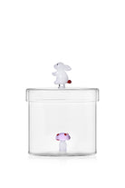 Ichendorf Milano-Alice Tavşan Ve Mantar Figürlü Cam Saklama Kabı-Saklama Kabı-1-Milagron.com