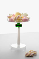 Ichendorf Milano-Alice Yeşil Mantar Figürlü Cam Kek Standı-Kek Standı-2-Milagron.com