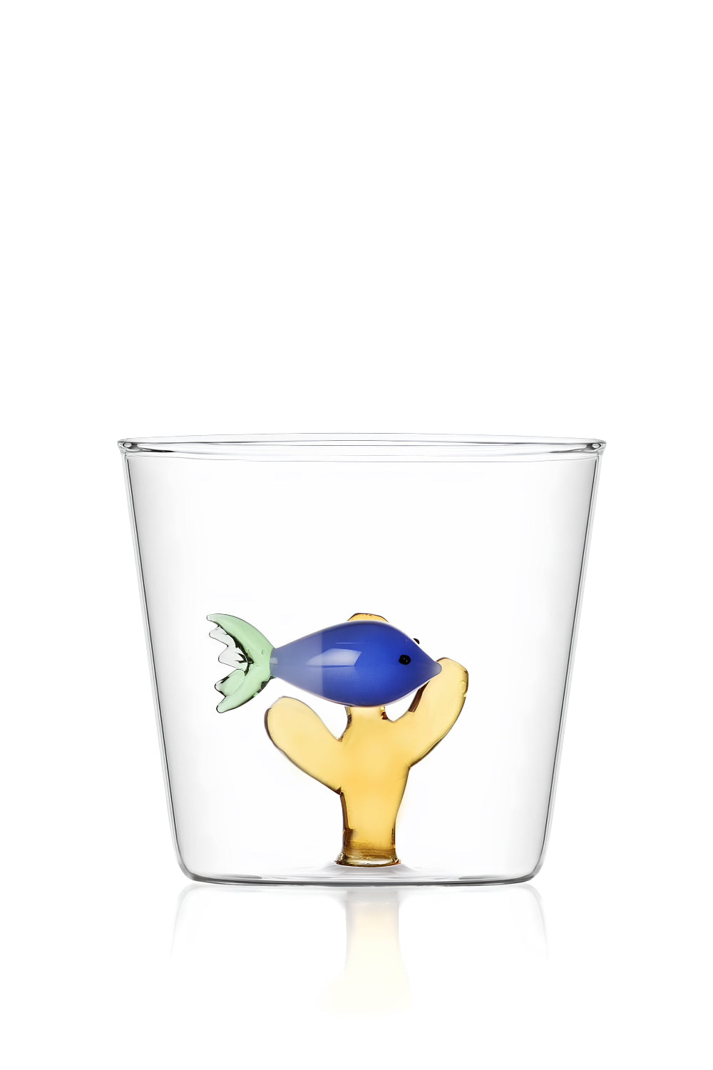 Ichendorf Milano-Balık Figürlü Cam Su Bardağı No:1-Bardak-1-Milagron.com