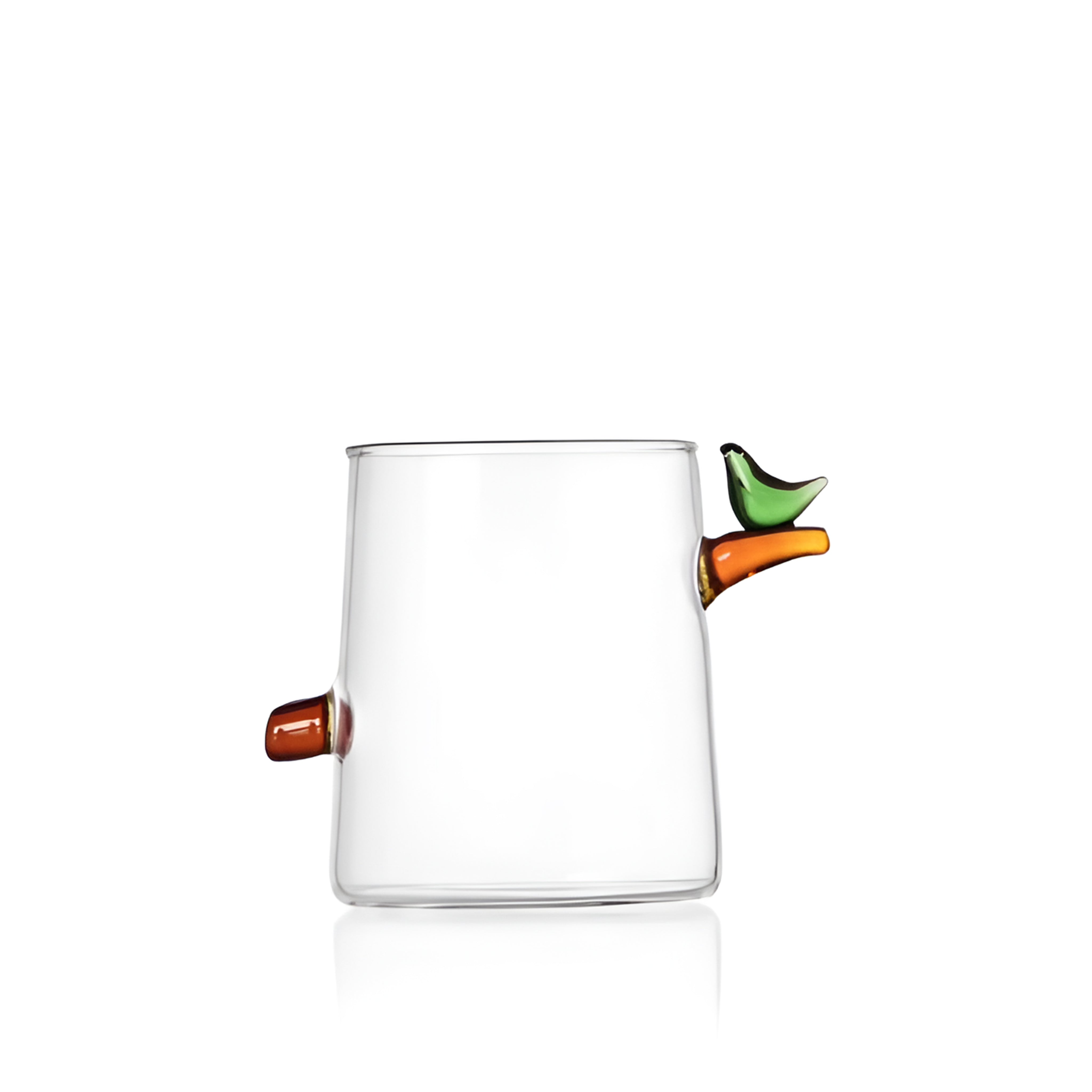 Ichendorf Milano-Birds Yeşil Kuş Figürlü Cam Bardak-Su Bardağı-1-Milagron.com