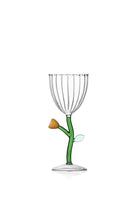 Ichendorf Milano-Çiçek Sapı Gövdeli Cam Bardak No:3-Kadeh-1-Milagron.com