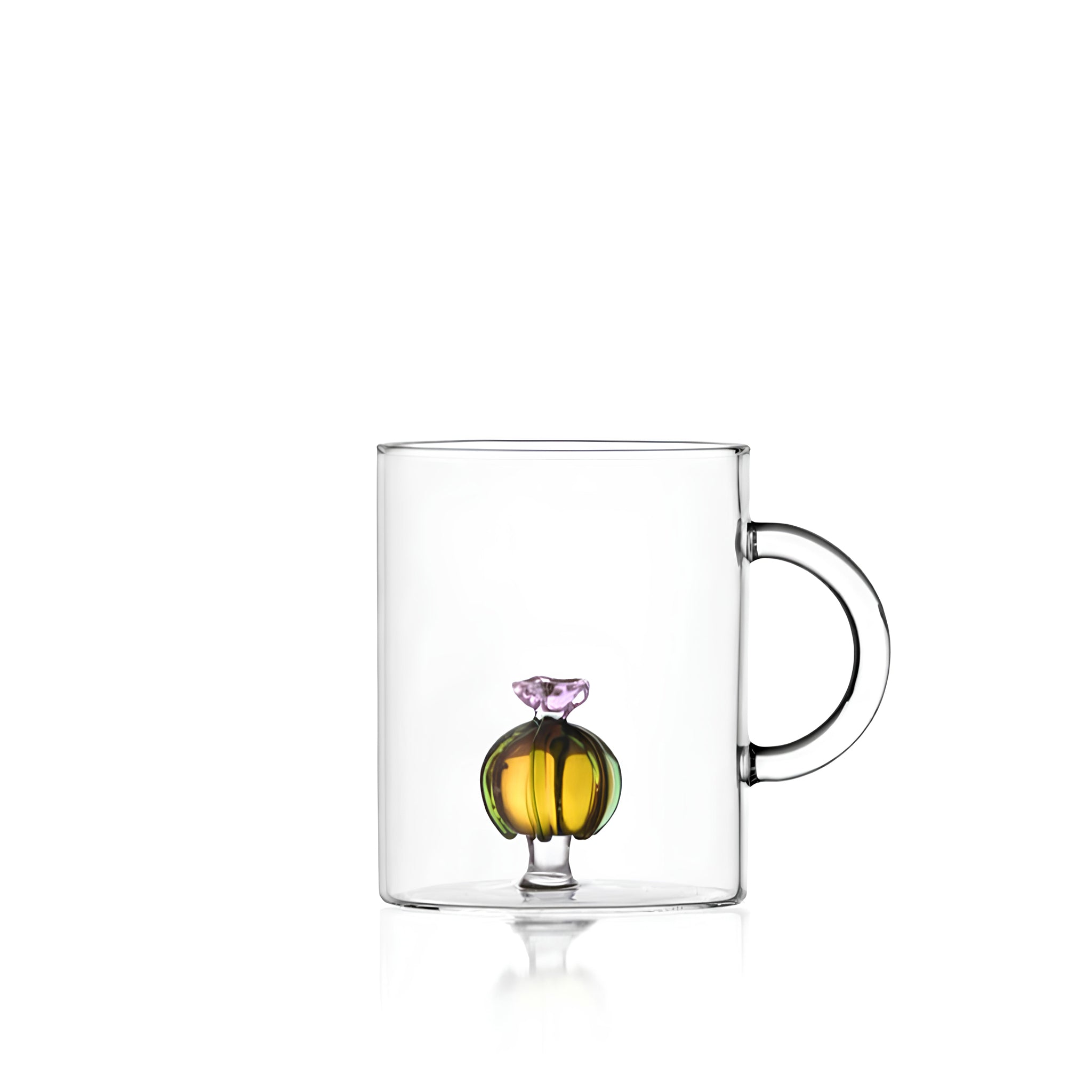 Ichendorf Milano-Desert Kaktüs Ve çiçek Figürlü Cam Kupa-Kupa-1-Milagron.com